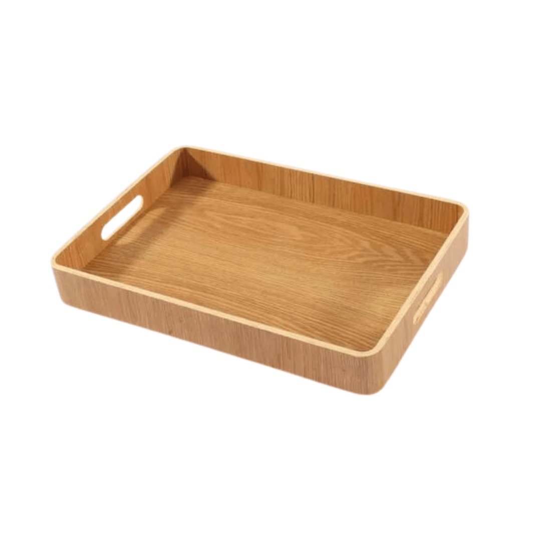 Bandeja Decorativa em Madeira 37cm