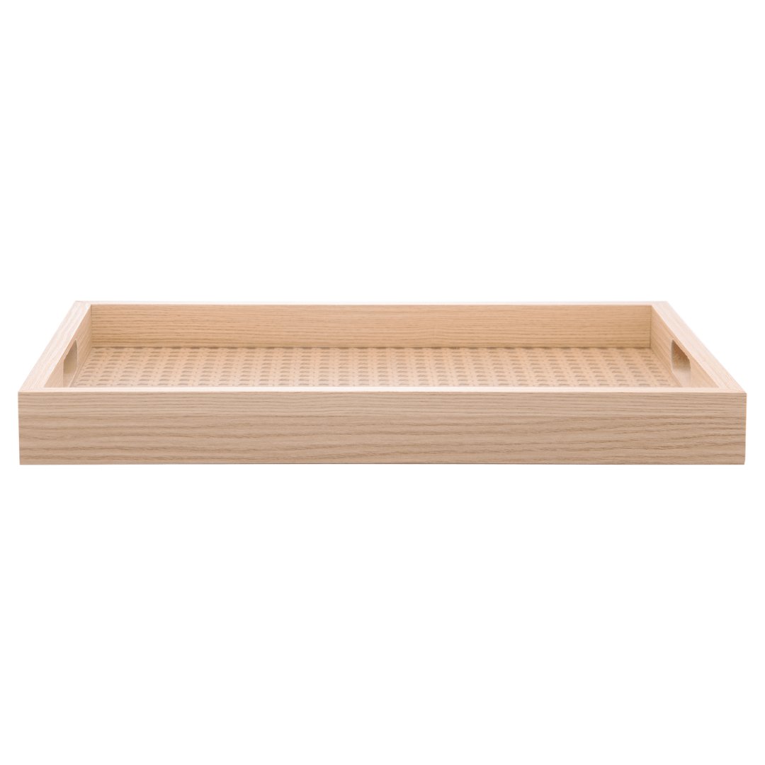Bandeja Retangular em MDF e Trelica 40cm