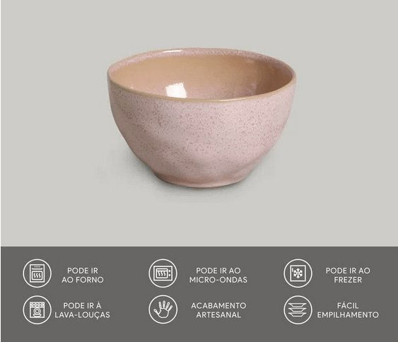Bowl Orgânico Litch Rosa 558ml