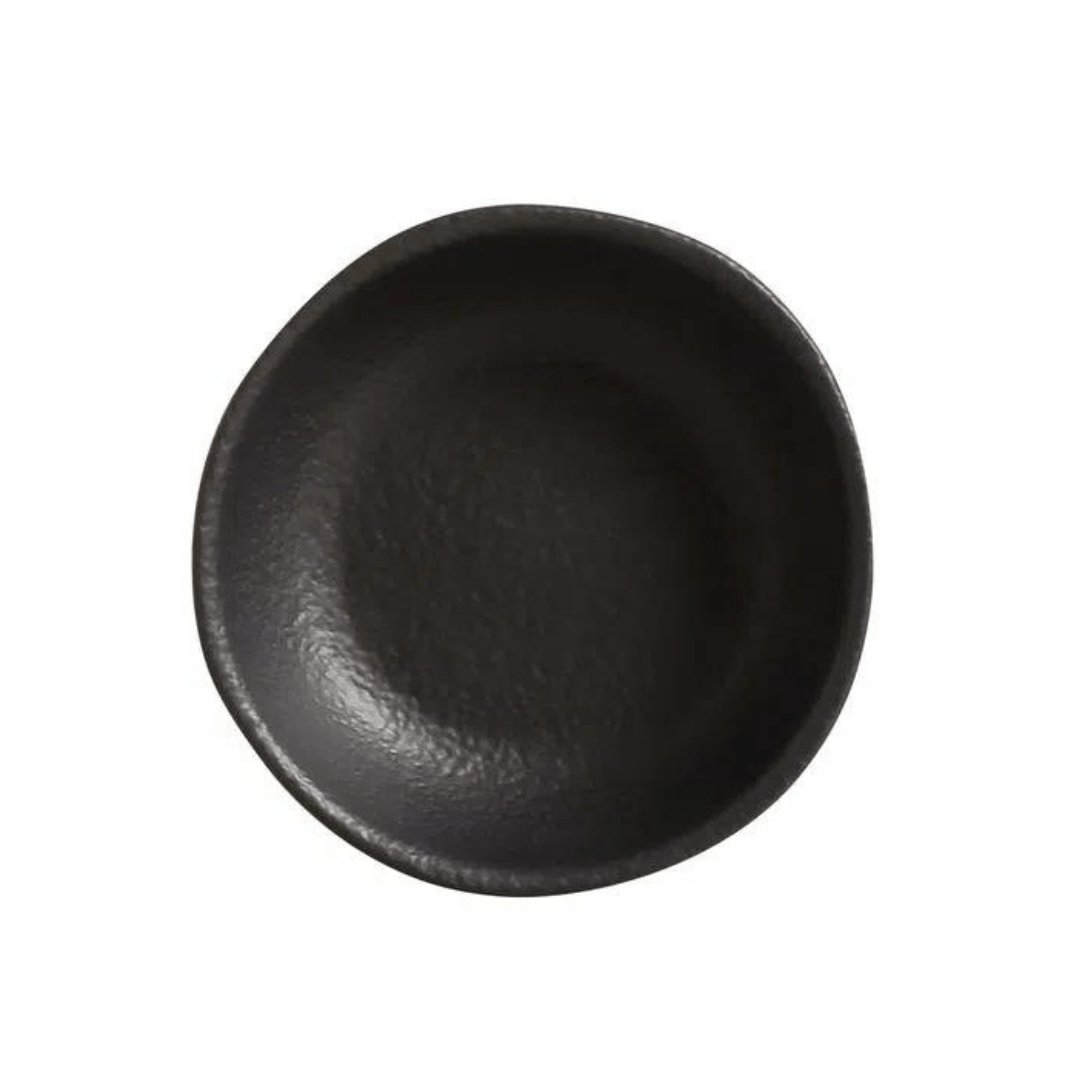 Bowl Ramequim Cerâmica Orgânico Matte Preto 9cm