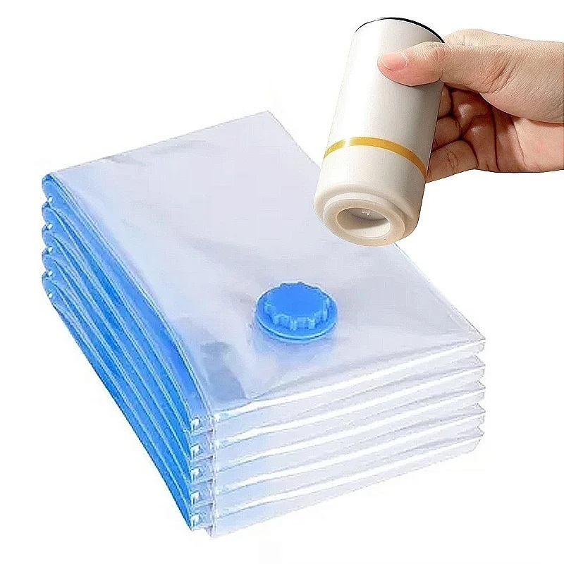 Kit Vácuo Inteligente Pro: 5 Sacos + Bomba Automática