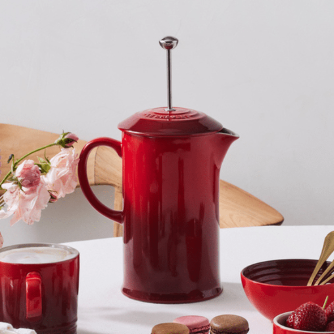 Cafeteira Prensa Francesa Vermelha 1 Litro Le Creuset