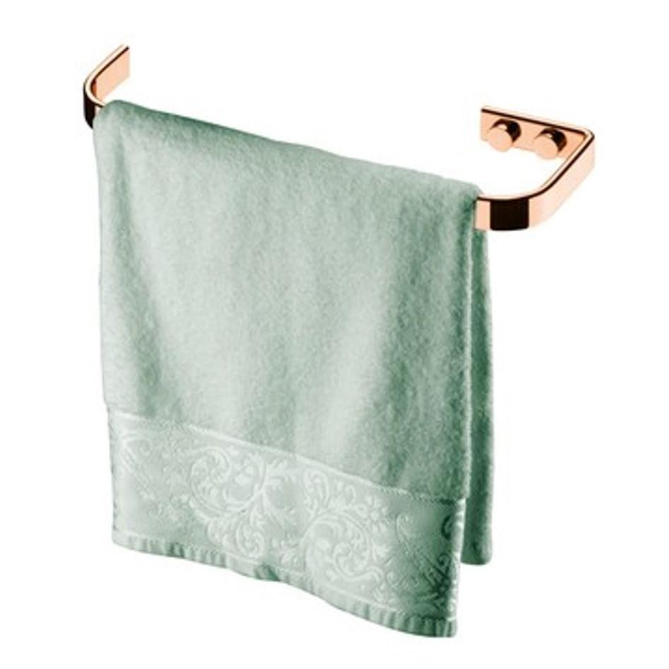 Toalheiro Aberto 22cm Fixação Parafuso Rose Gold