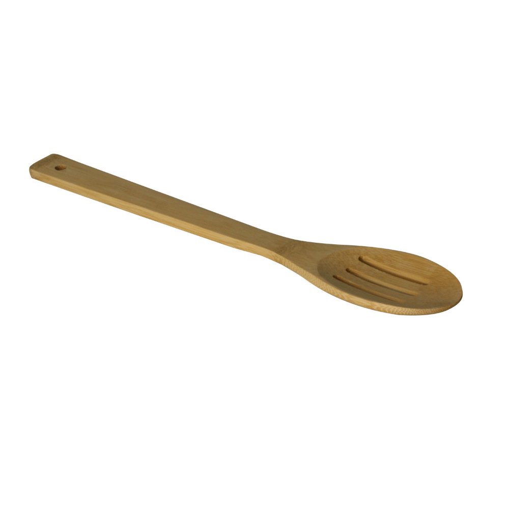 Colher Vazada de Bambu 30cm