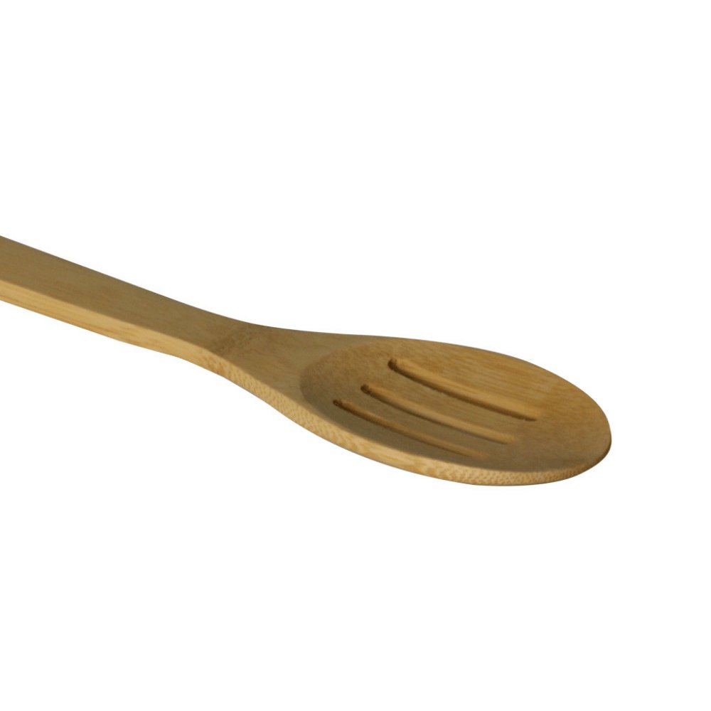 Colher Vazada de Bambu 30cm