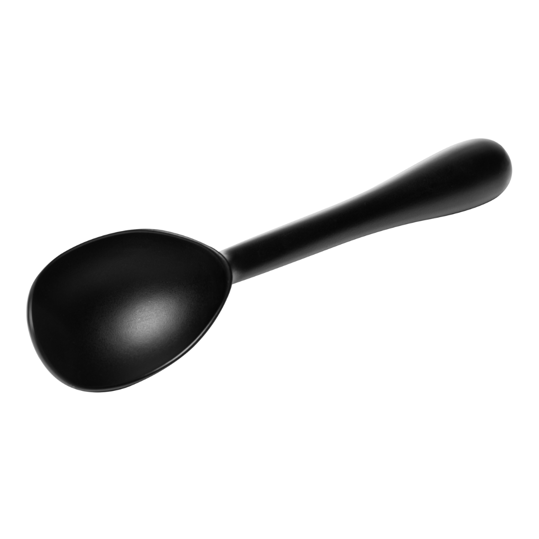 Colher para Sorvete Cabo Antiderrapante Chef Pro Preto 17cm