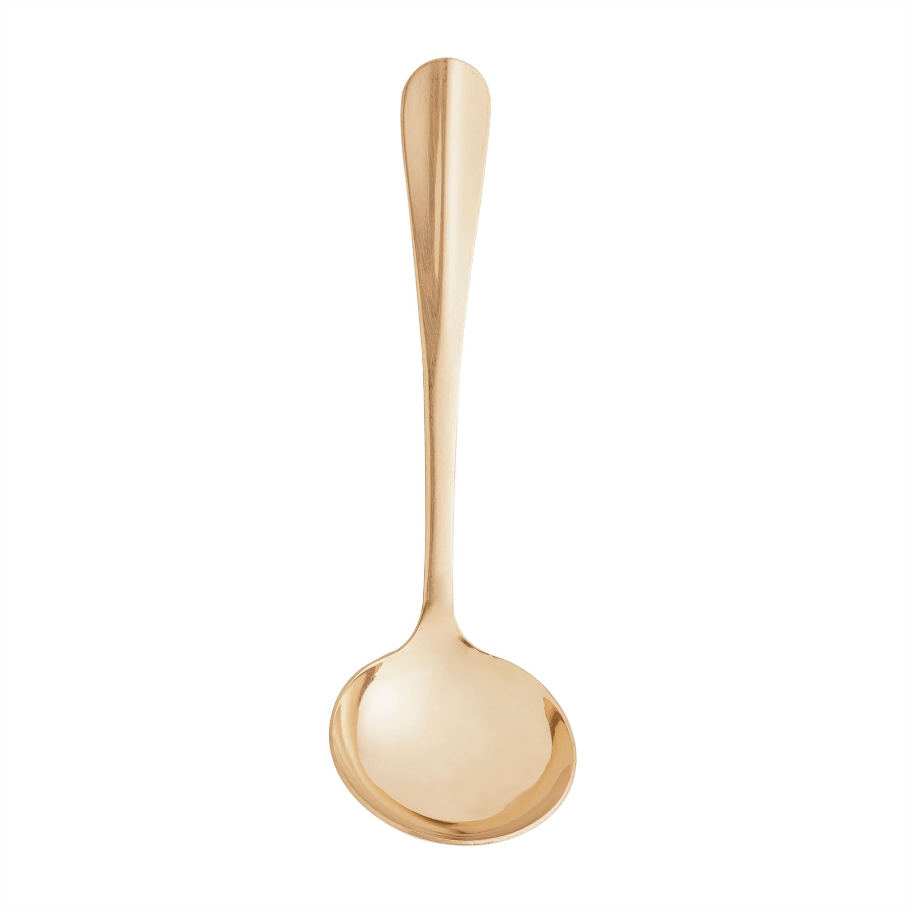 Concha para Molho Positano em Aço Inox Dourada 19cm