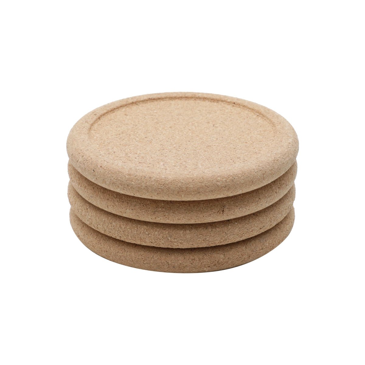 Conjunto 4 Porta Copos de Cortiça 10cm