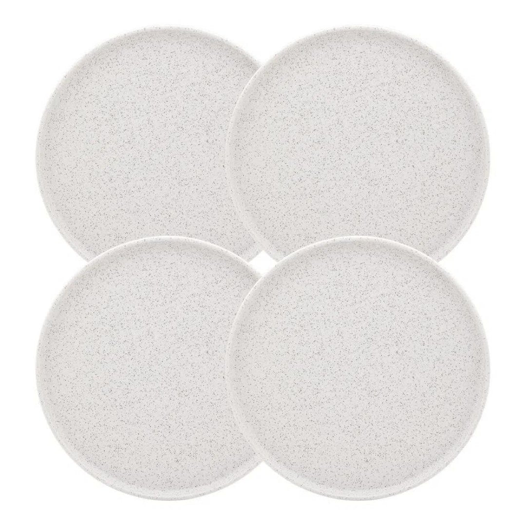 Conjunto 4 Pratos Rasos Baunilha 26cm