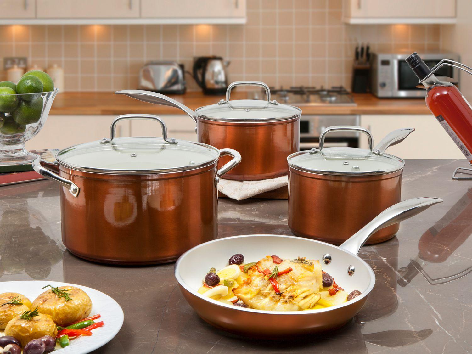 Conjunto de Panelas 4 Peças Caramelo Unique Brinox