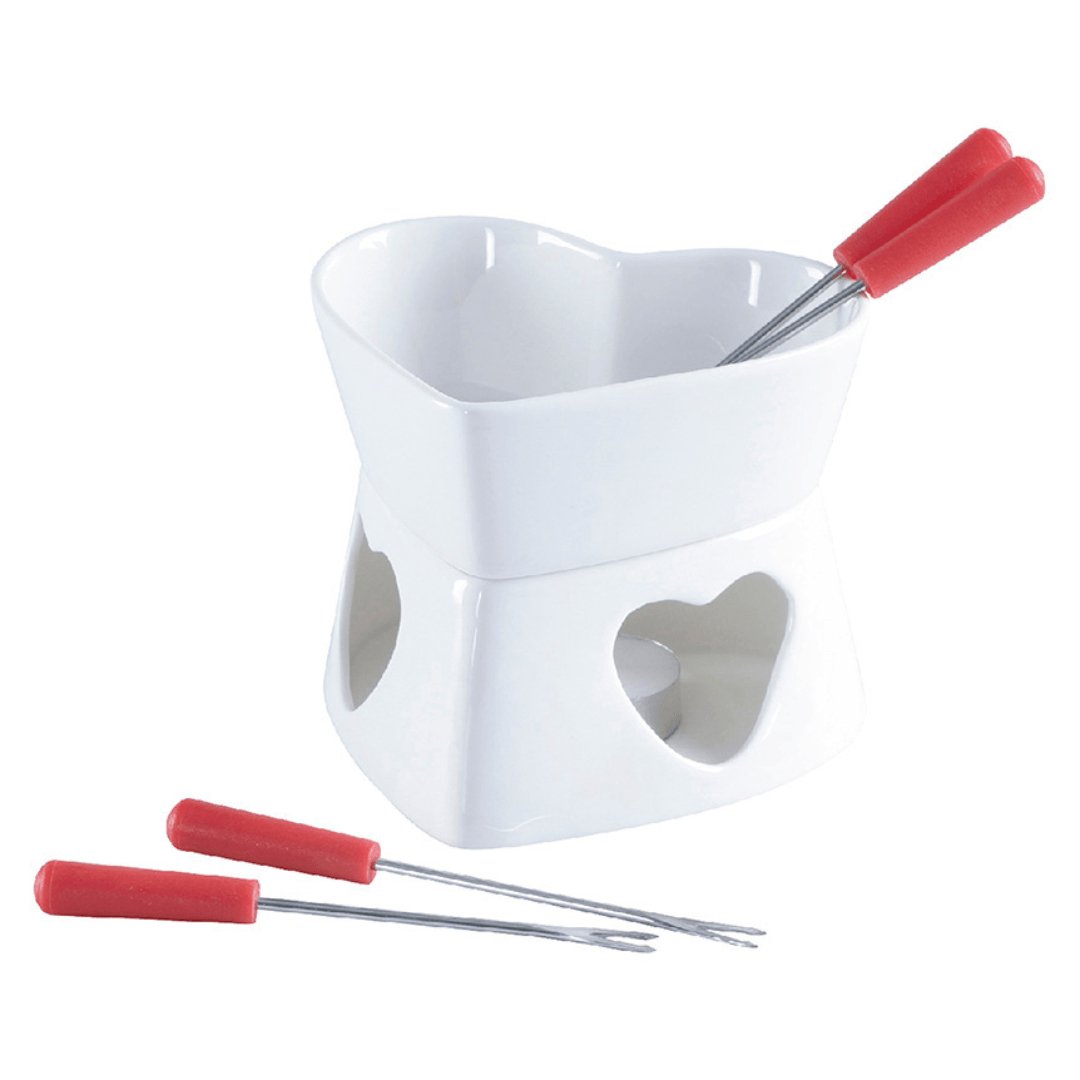 Conjunto para Fondue Branco 7 Peças