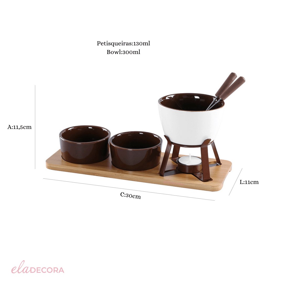 Conjunto para Fondue Lier 8 Peças