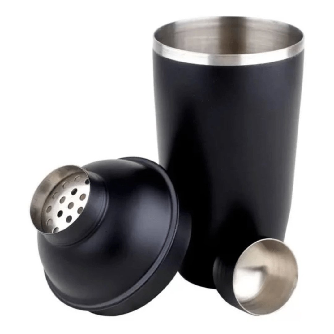 Coqueteleira Aço Inox Fiesta Preta 500ml