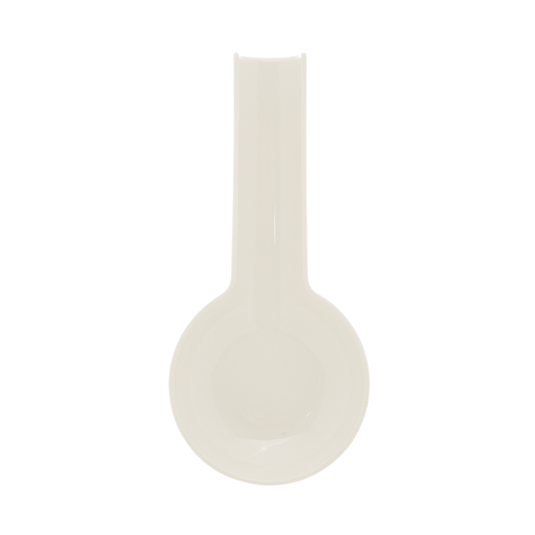 Descanso para Utensílios de Porcelana Branca 24cm