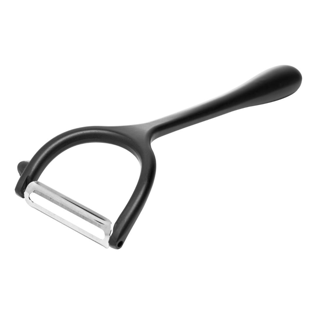 Descascador de Legumes Cabo Antiderrapante Chef Pro Preto 18cm