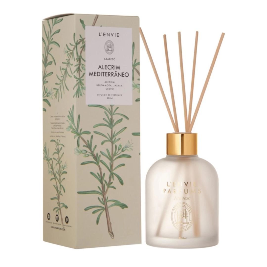 Difusor de Perfume Alecrim Mediterrâneo Arabesc 200ml L'envie