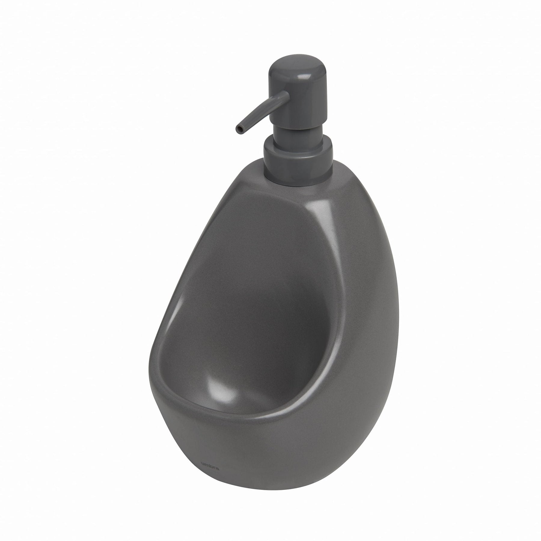 Dispenser Porta Detergente com Esponja Joey Cinza 591ml