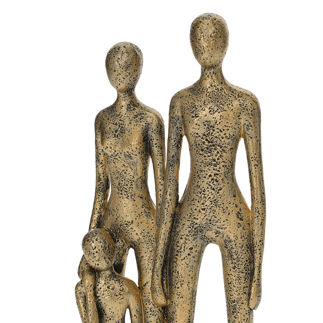Escultura Familia em Polirresina 30cm