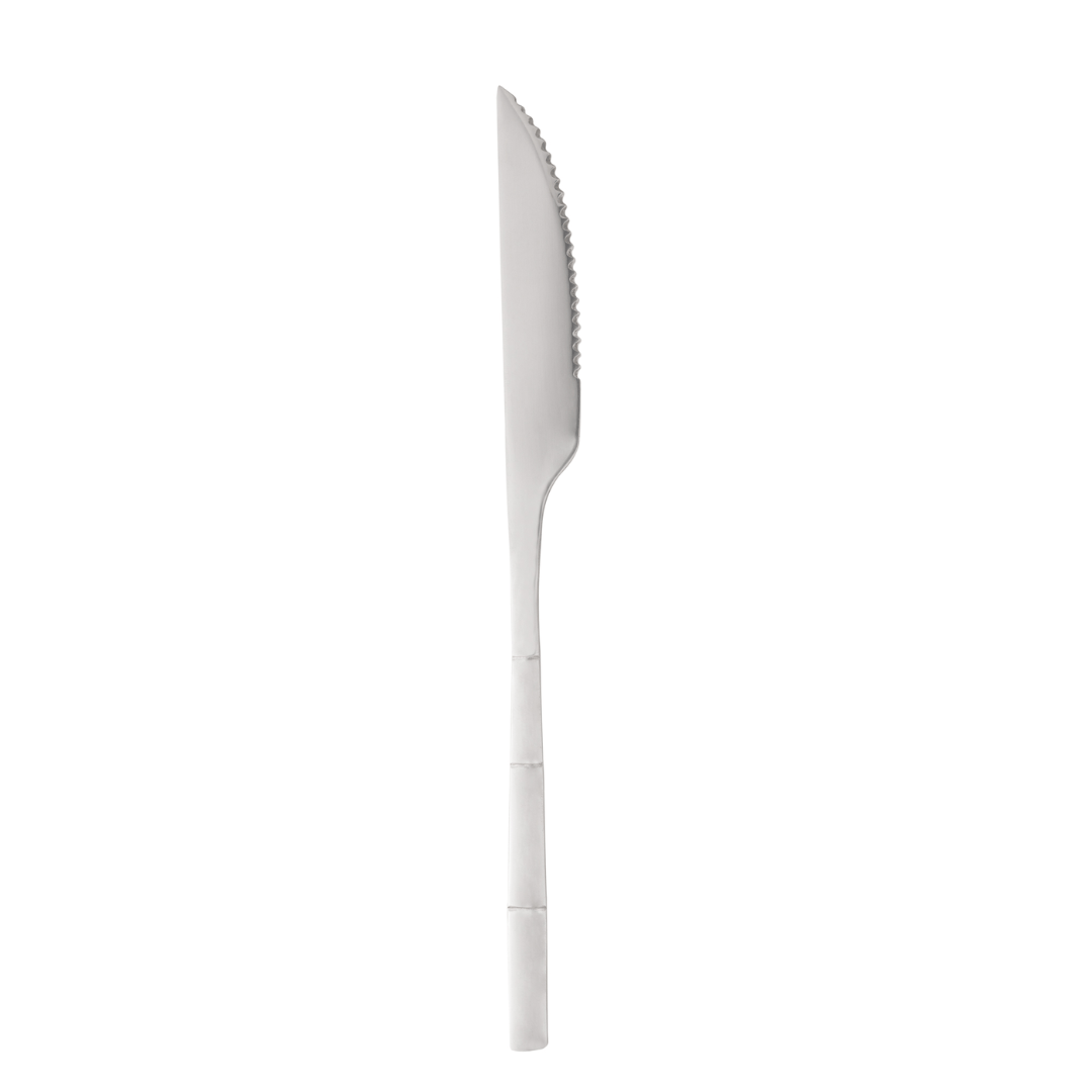 Faqueiro Elegant Estilo Bambu em Aço Inox 16 Peças