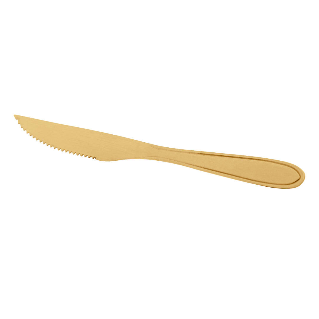 Faqueiro em Aço Inox Gastro Dourado 24 Peças