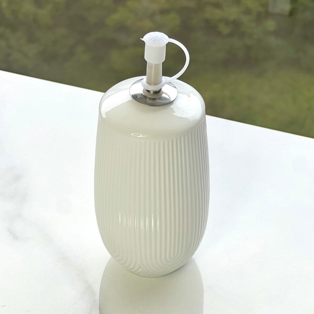 Galheteiro de Cerâmica Oasis Branco 250ml