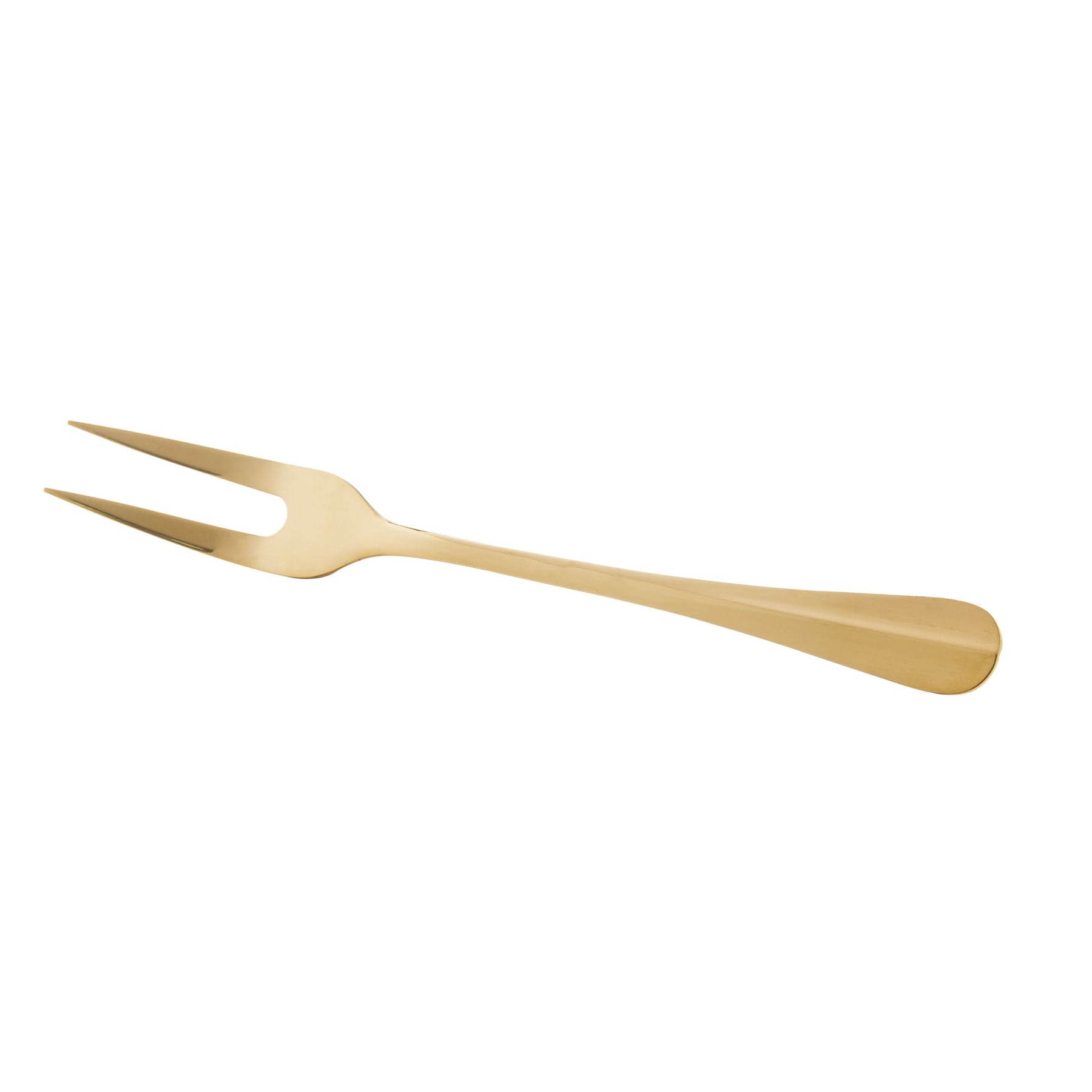 Garfo para Assado Positano em Aço Inox Dourado 28cm