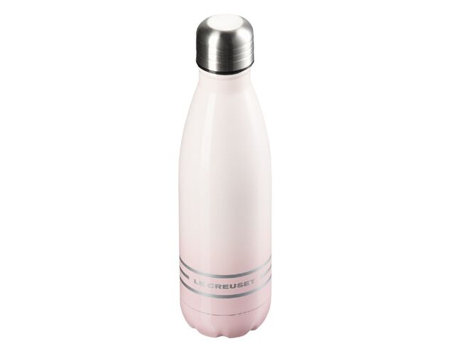 Garrafa de Hidratação em Aço Inox Shell Pink 500ml Le Creuset