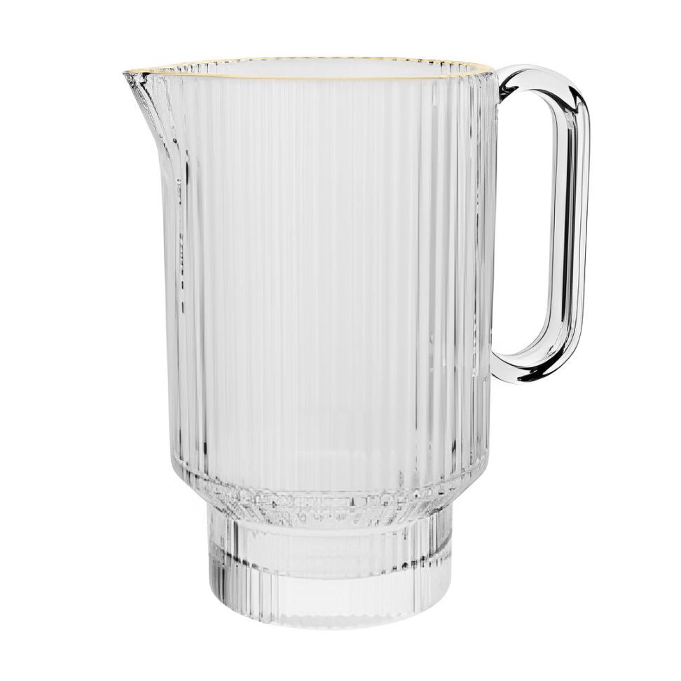 Jarra de Cristal com Fio de Ouro 900ml Lines