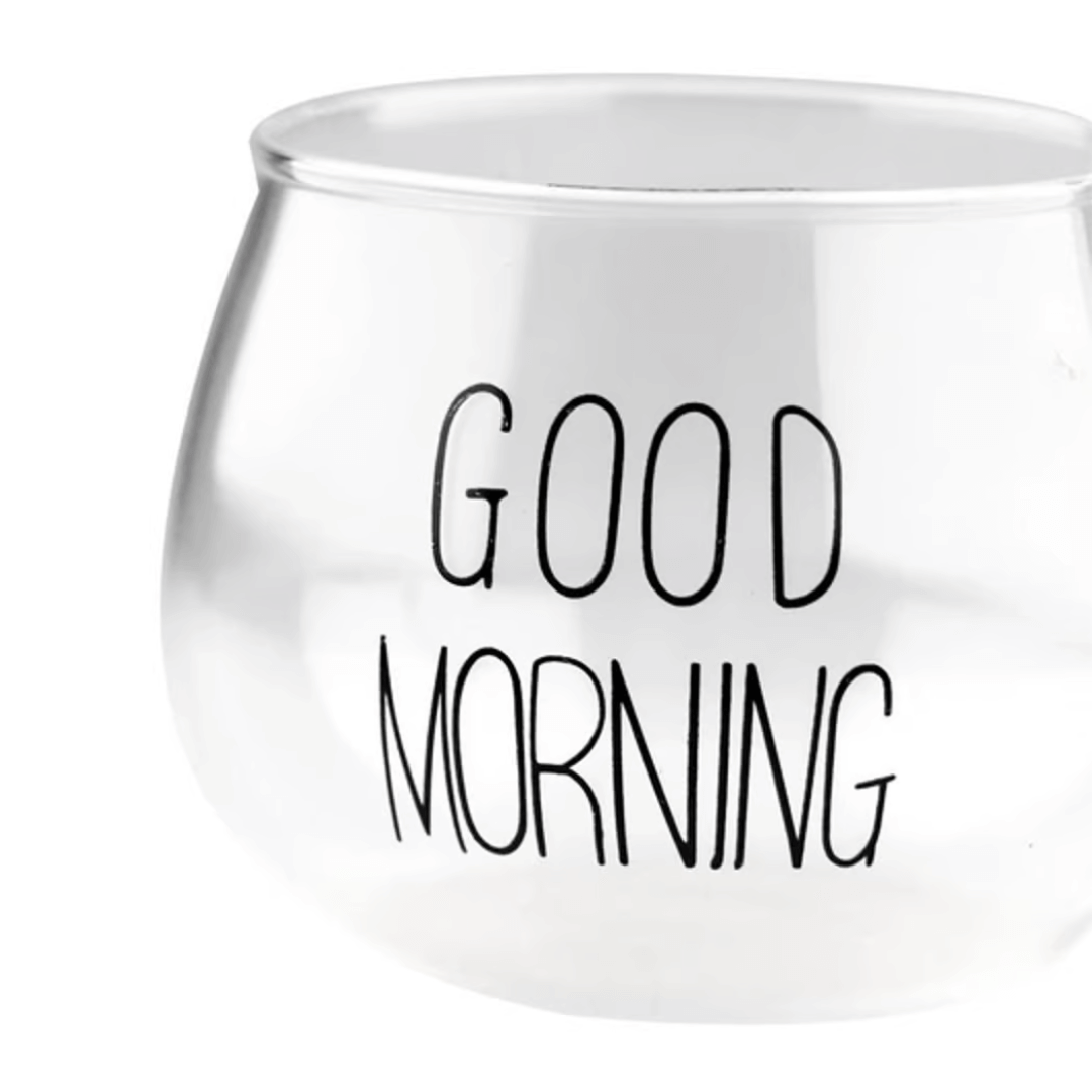 Jogo 2 Canecas Coffee Time Vidro Borossilicato 380ml