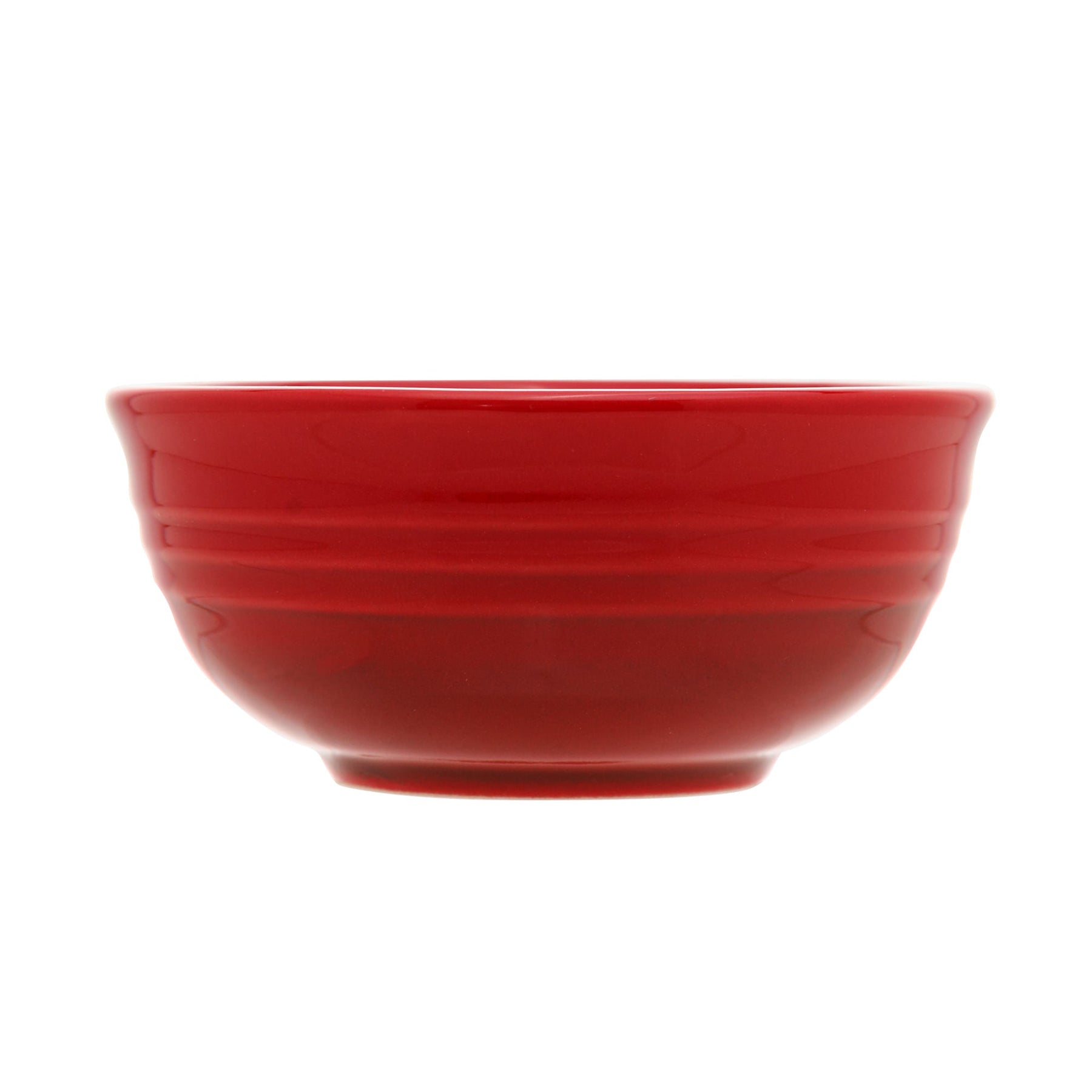 Jogo 2 Mini Bowls de Cerâmica Retrô Vermelho 10cm