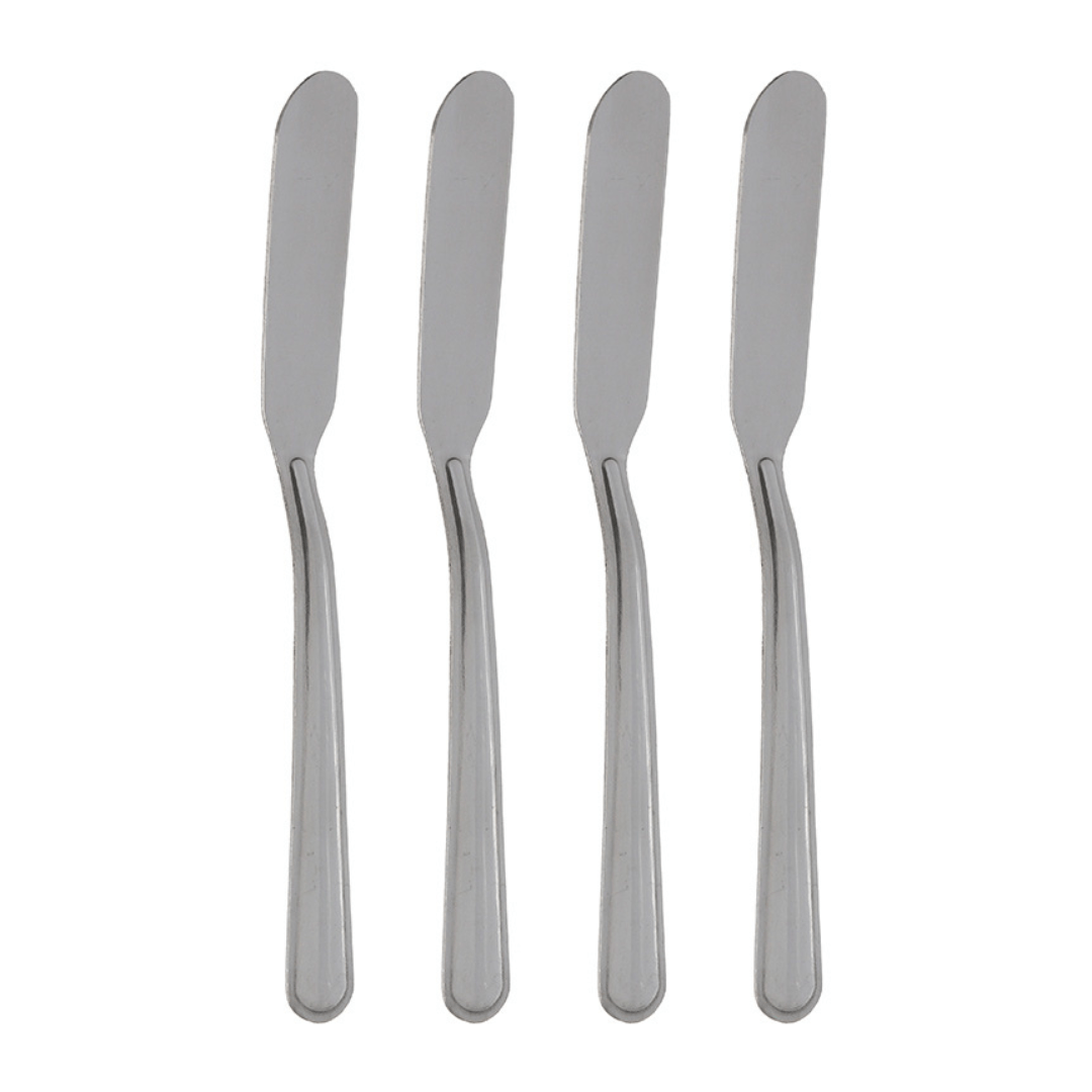 Jogo 4 Espatulas para Aperitivos de Inox 15cm