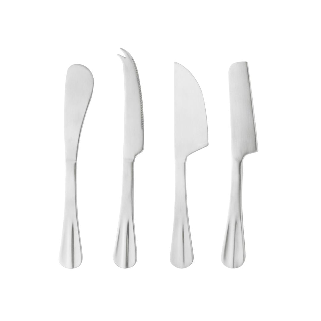 Jogo 4 Facas para Queijo Aço Inox Positano