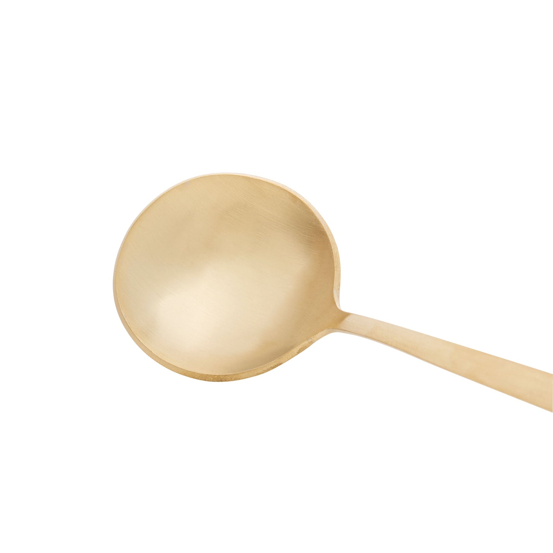 Jogo 6 Colheres para Mesa Opera Aço Inox Dourado 21cm
