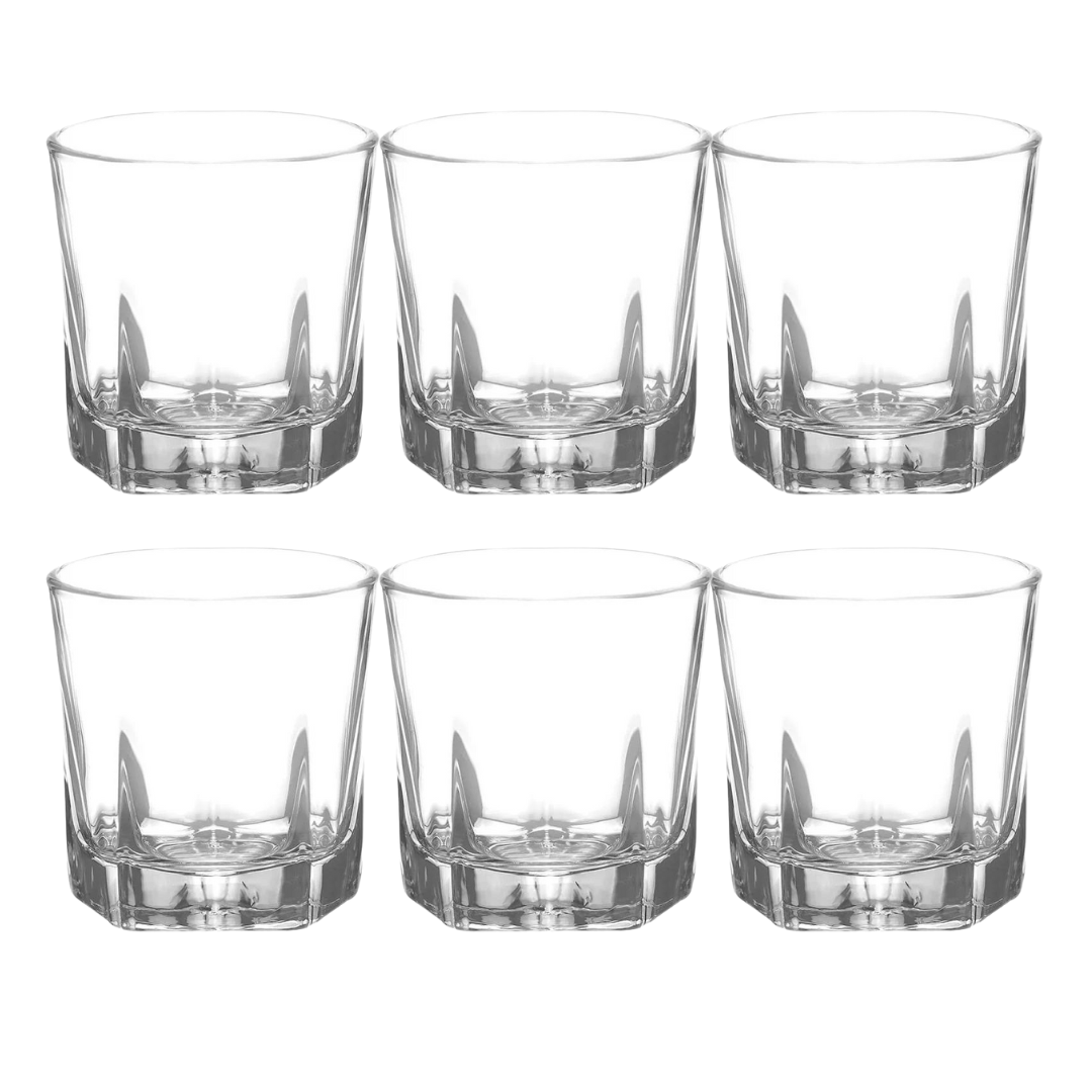 Jogo 6 Copos Baixos Whisky Janina 200ml
