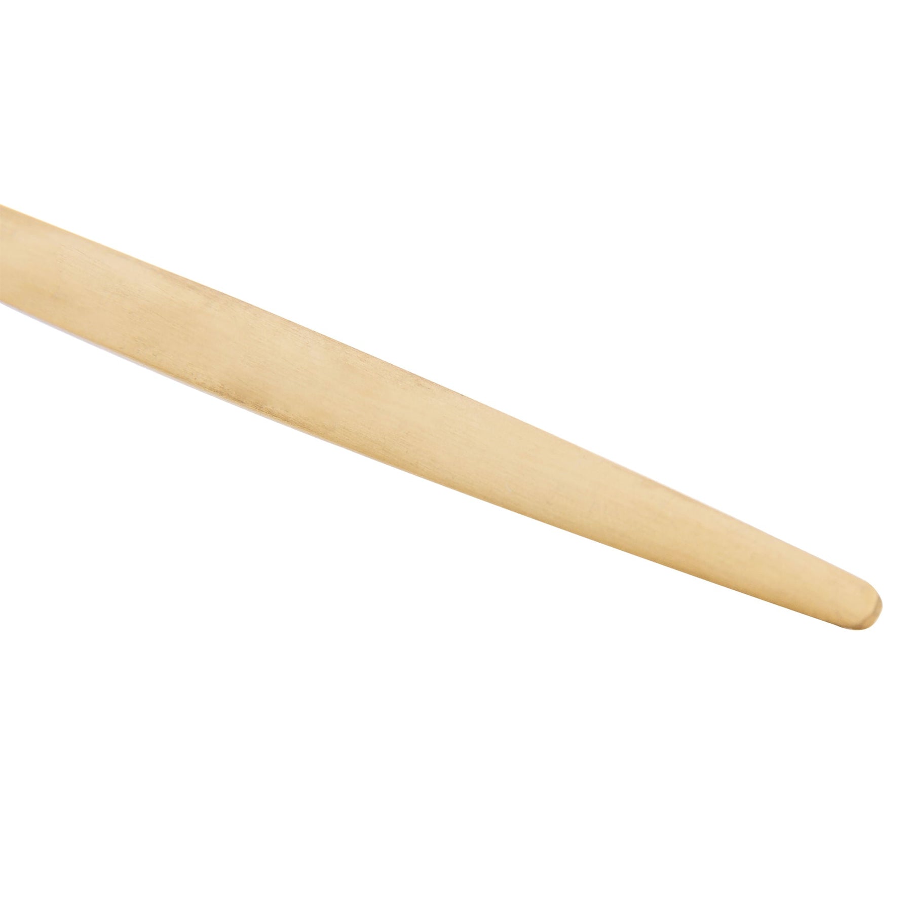 Jogo 6 Facas para Mesa Opera Aço Inox Dourado 22cm