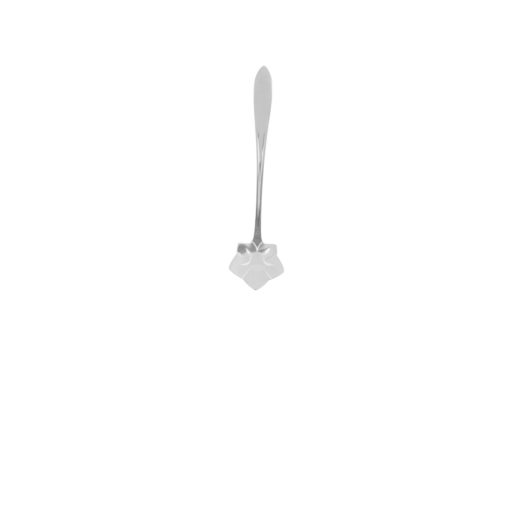 Jogo de Colheres em Aço Inox Estilo Flor 4 Peças