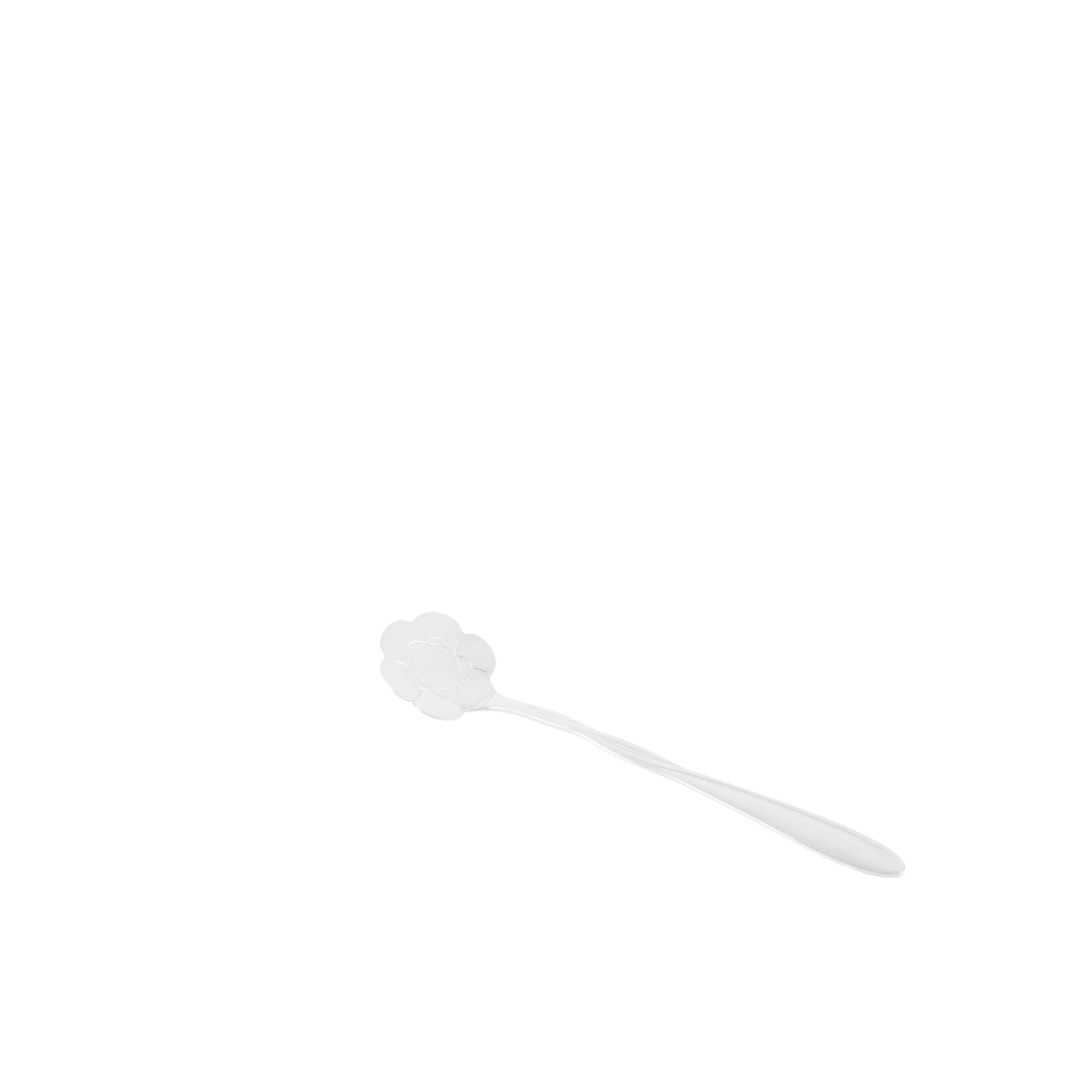 Jogo de Colheres em Aço Inox Estilo Flor 4 Peças