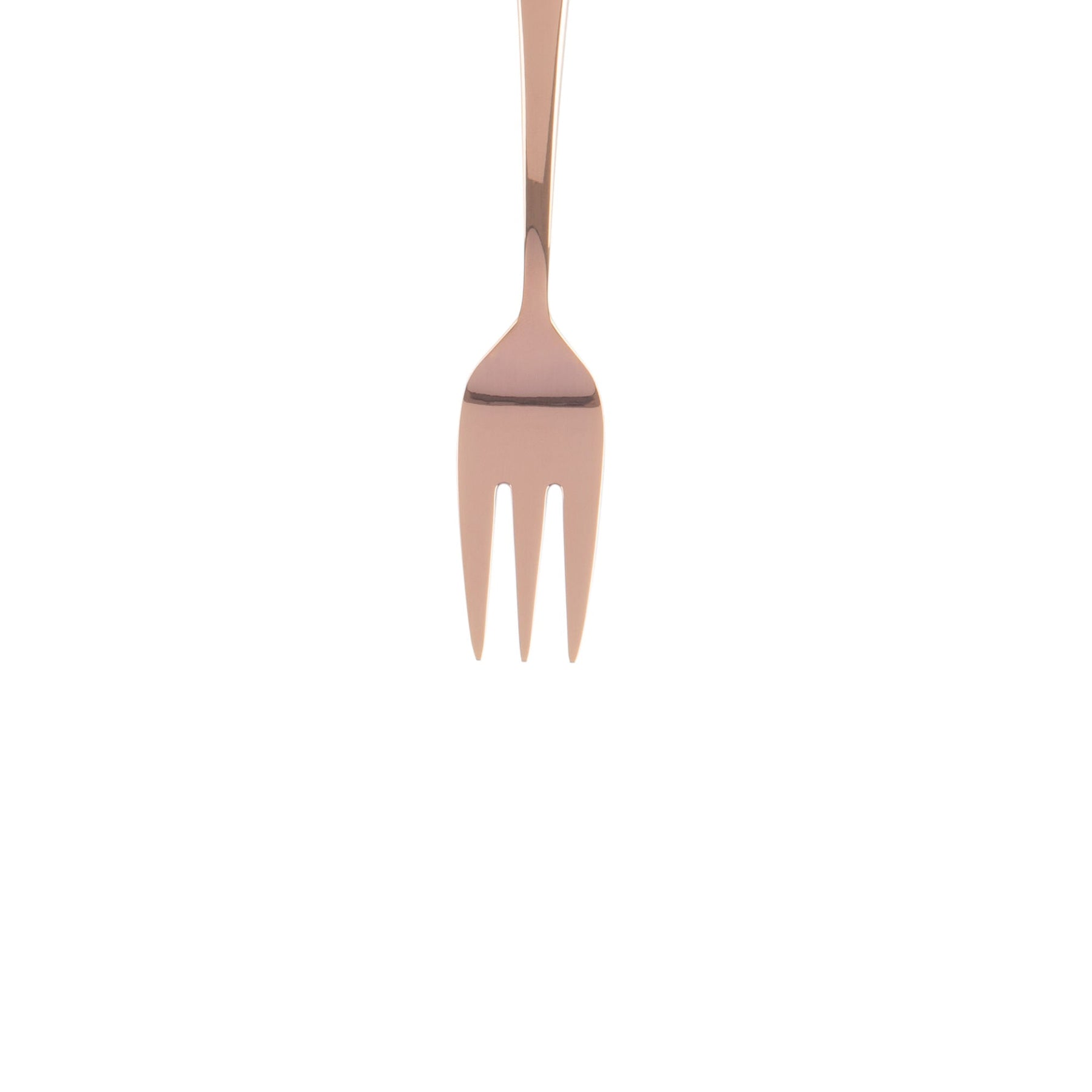 Jogo de Garfos para Bolo Aço Inox Pisa Rose Gold 6 Peças