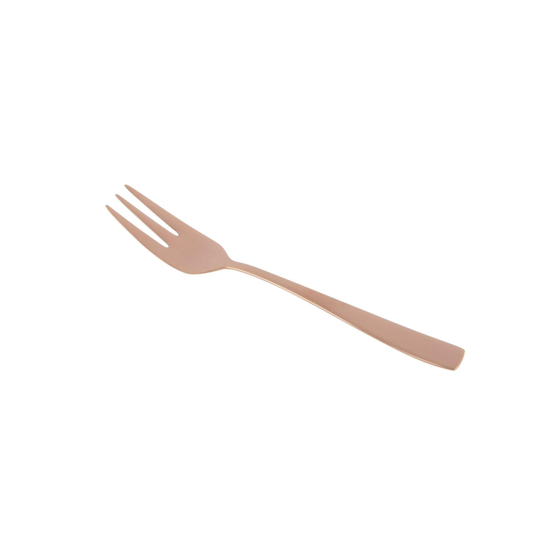 Jogo de Garfos para Bolo Aço Inox Pisa Rose Gold 6 Peças