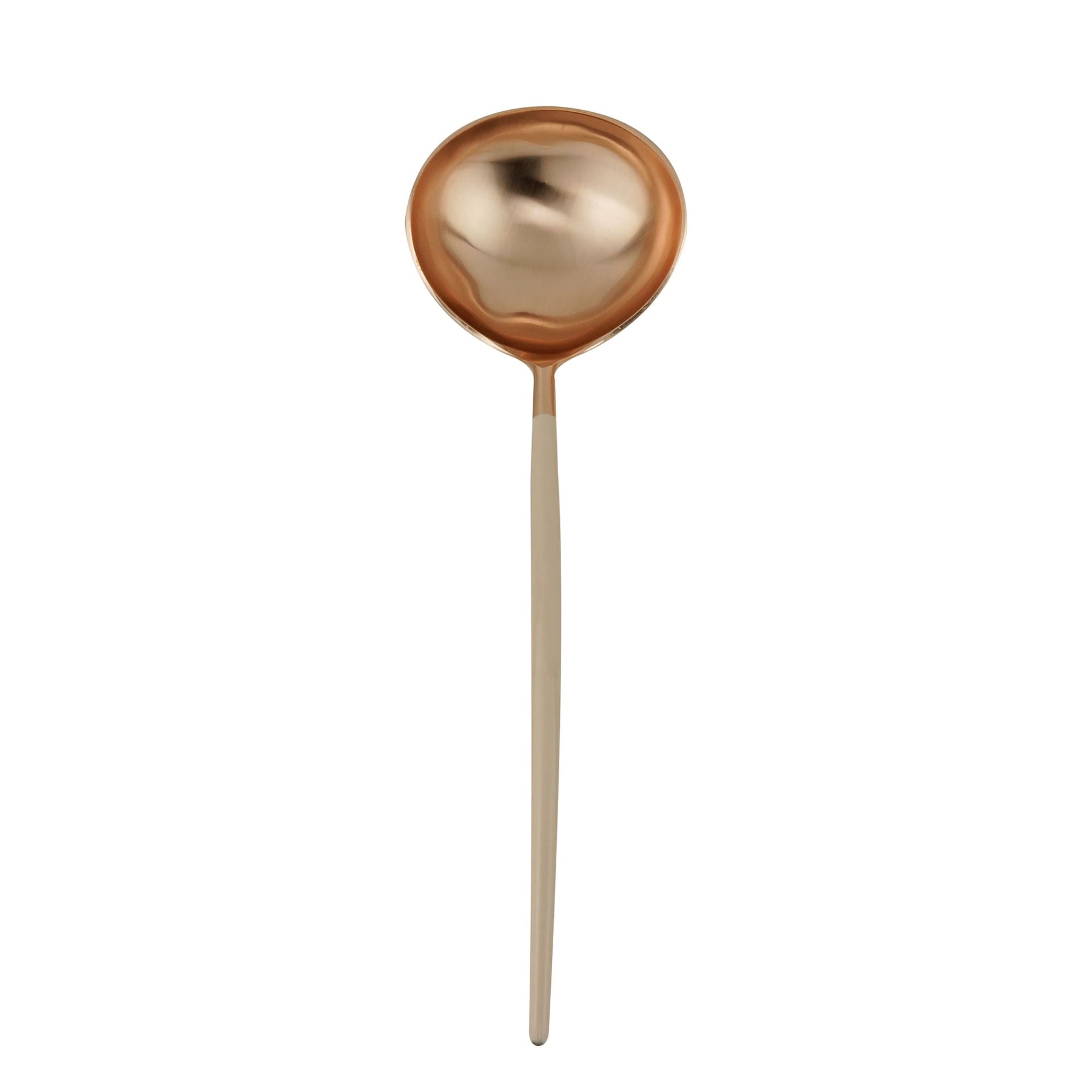 Jogo de Talheres para Servir Massas Aço Inox Rose Gold e Nude