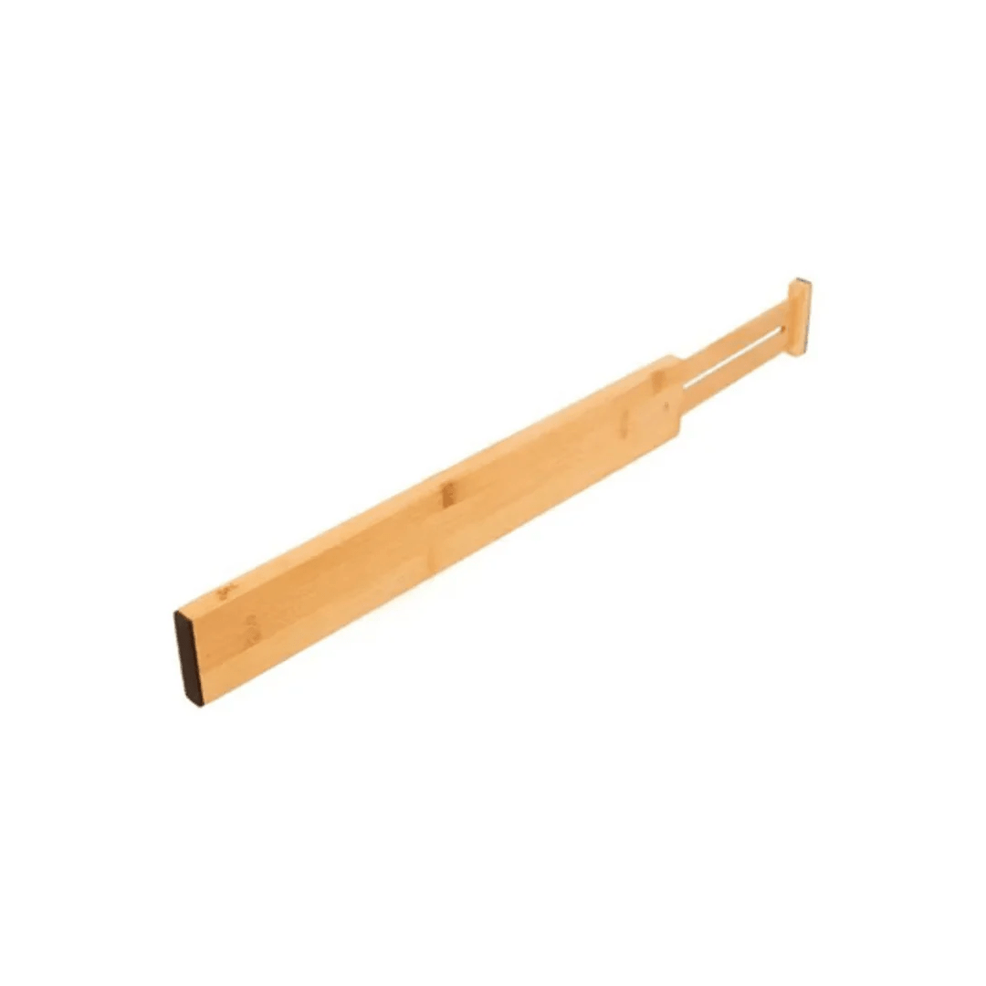 Kit 3 Divisórias de Gaveta Ajustável Super Resistente em Bambu