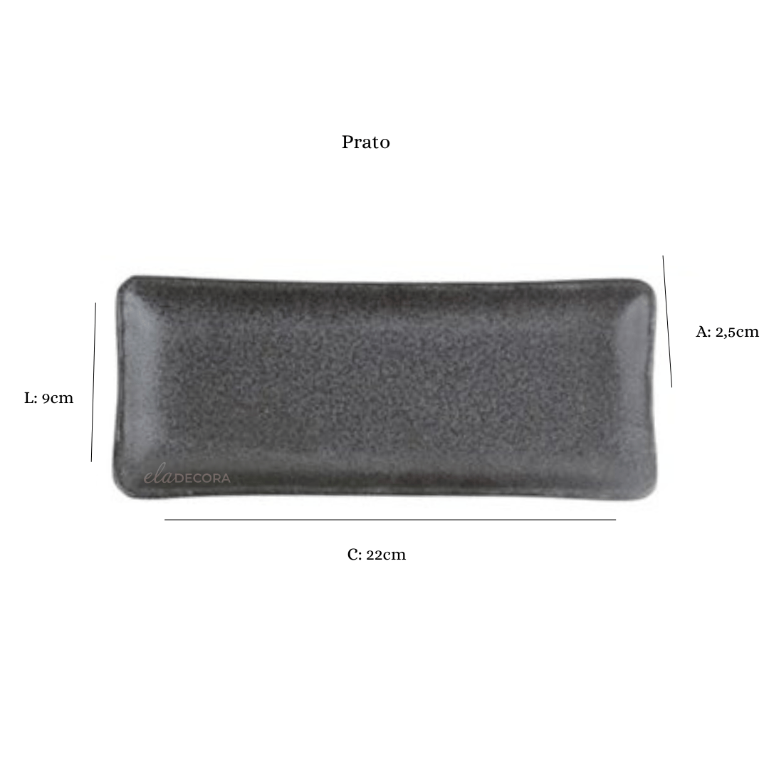Kit para Sushi Individual de Cerâmica