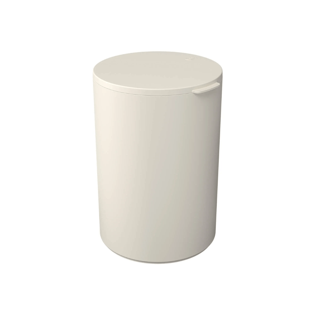 Lixeira com Aro Interno Serene Bege 5 Litros
