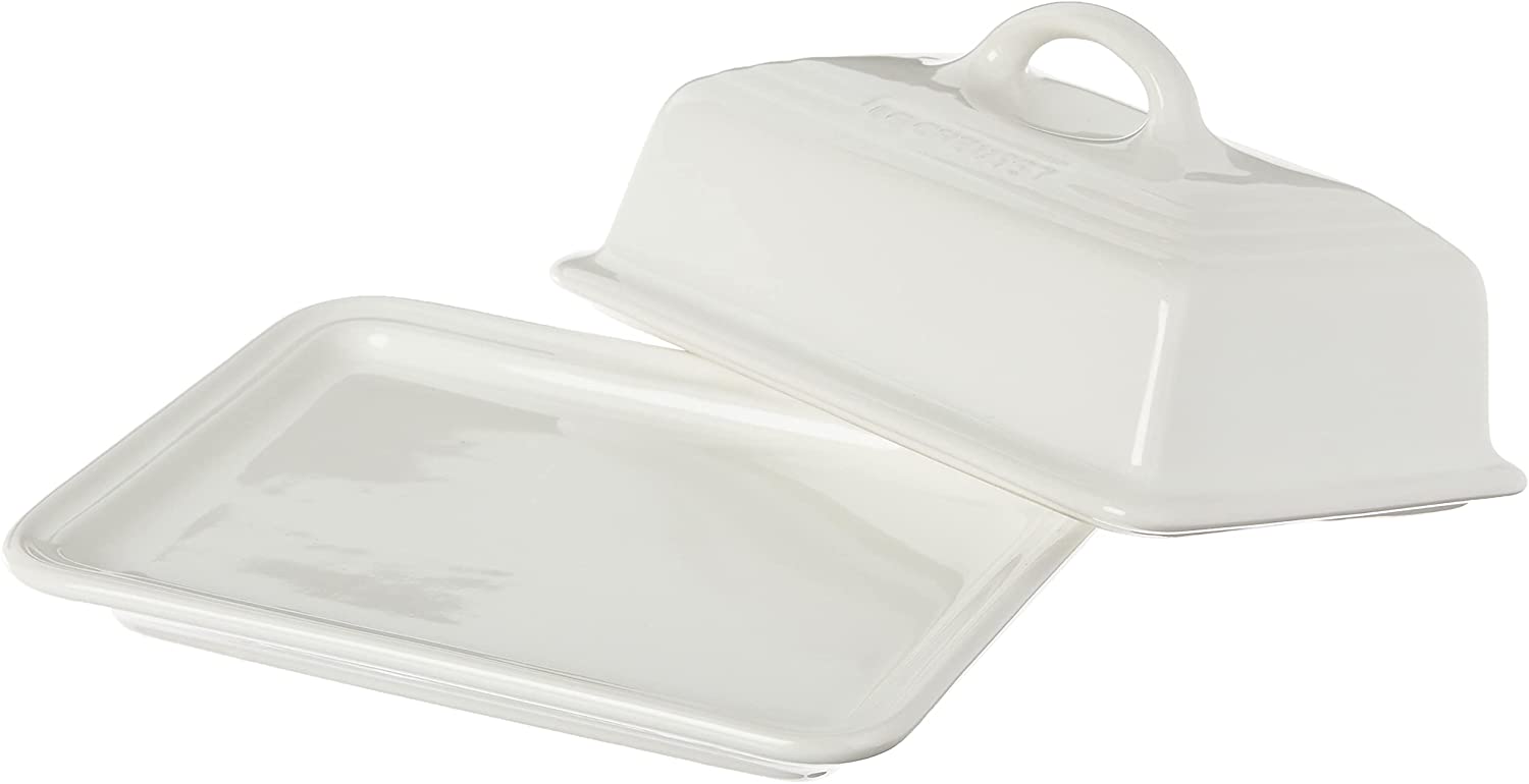 Manteigueira Cerâmica Branca Le Creuset