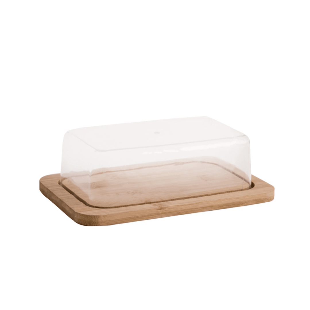 Manteigueira em Bambu com Tampa Ecokitchen 20cm