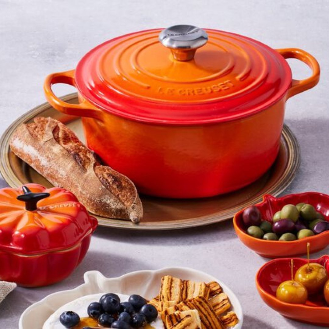 Panela Redonda Signature laranja 24cm Le Creuset