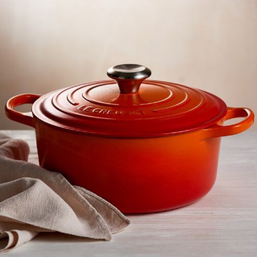 Panela Redonda Signature laranja 24cm Le Creuset
