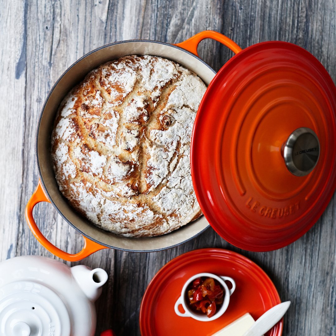 Panela Redonda Signature laranja 24cm Le Creuset