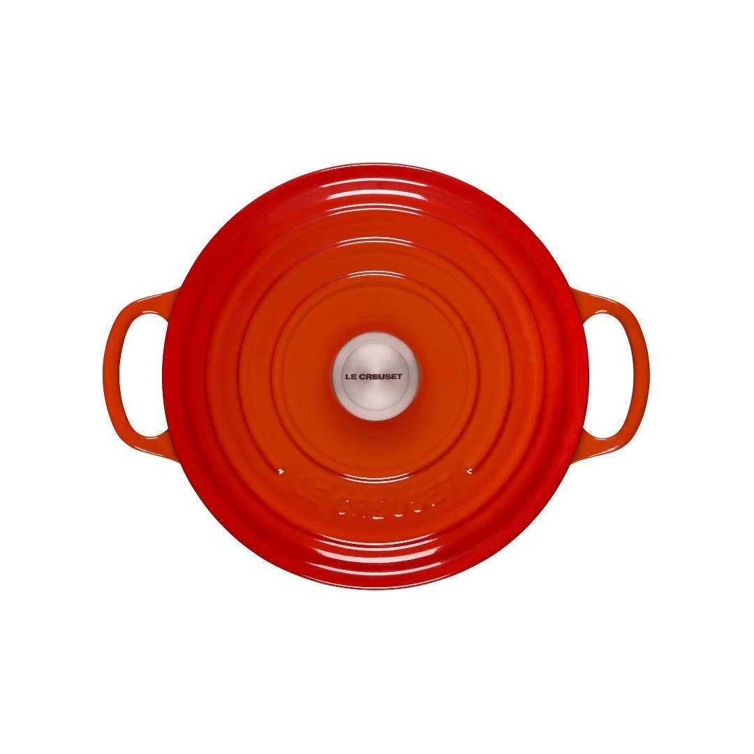 Panela Redonda Signature laranja 24cm Le Creuset