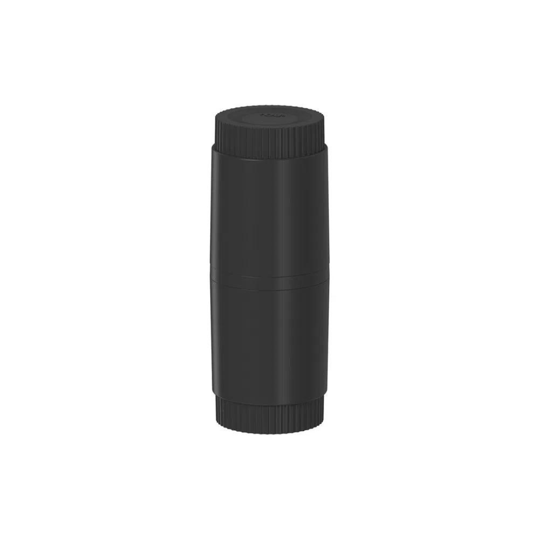 Porta Escova Dorica Preto 20,5cm